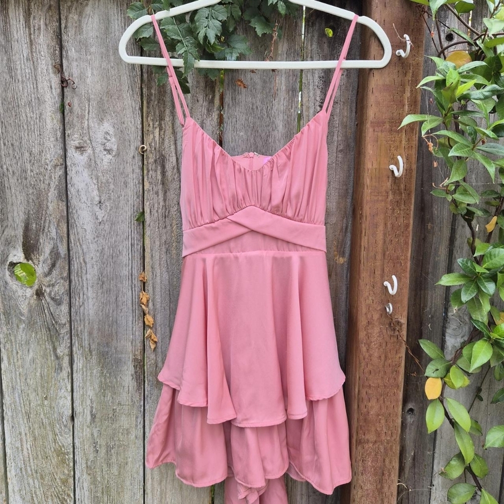 Pink Playsuit Dress